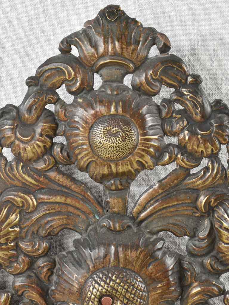 Intricate late-seventeenth-century wall sconces