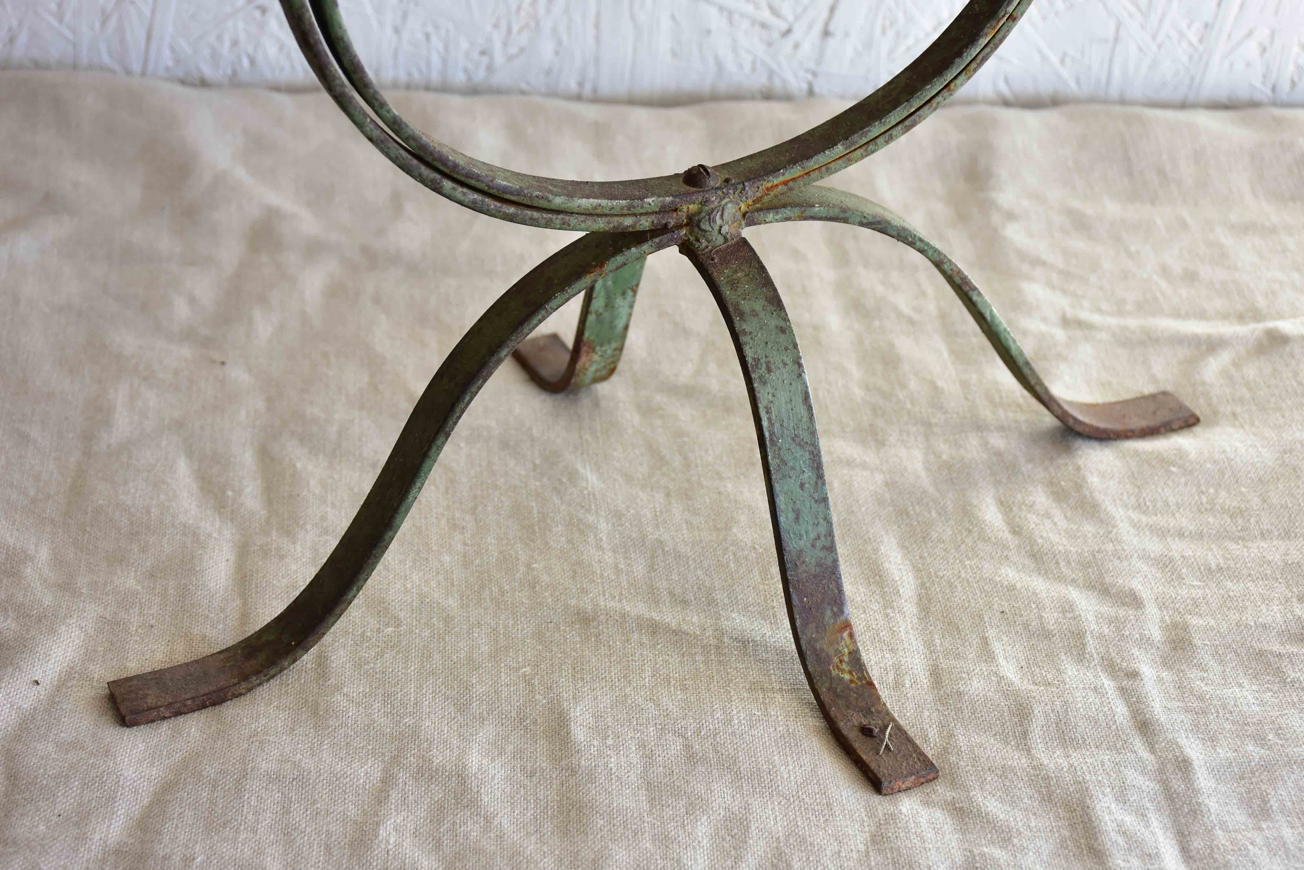 Vintage French two-pot plant stand