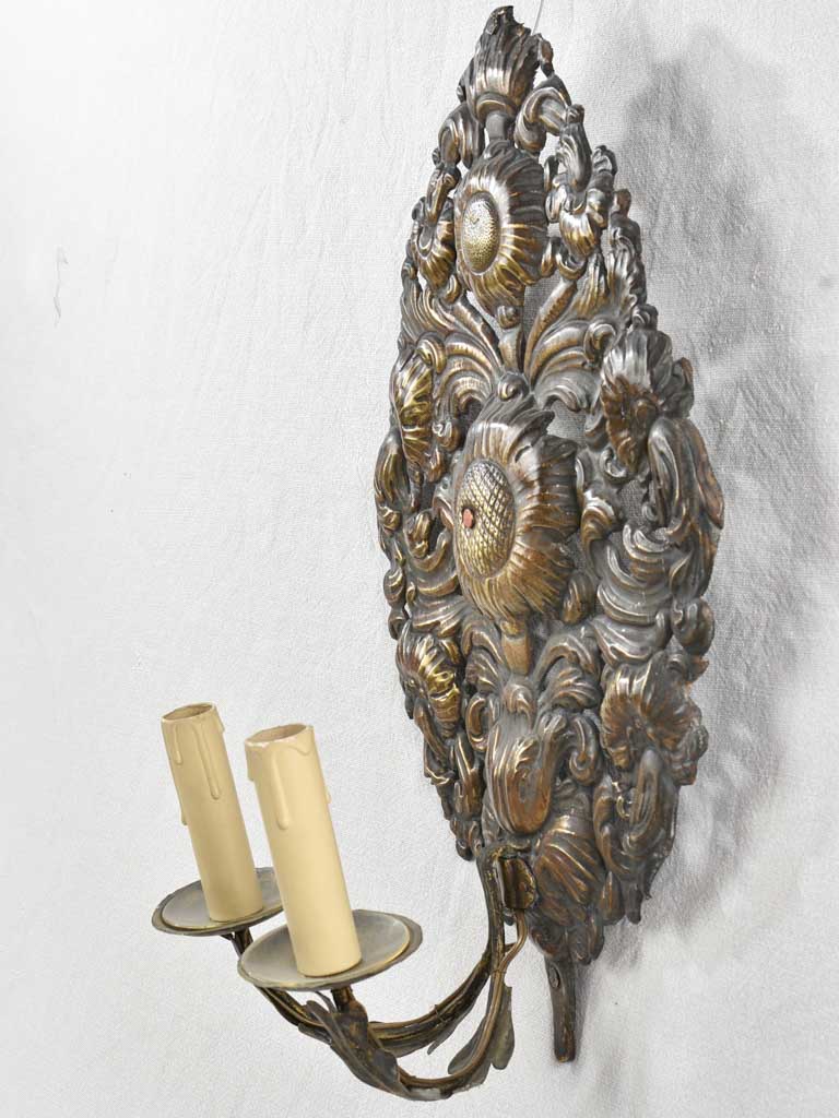 Authentic Louis XIV style wall sconces