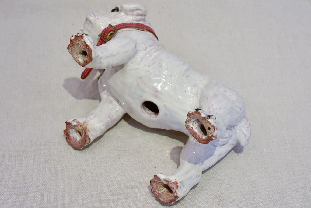 Vintage sculpture of a bulldog