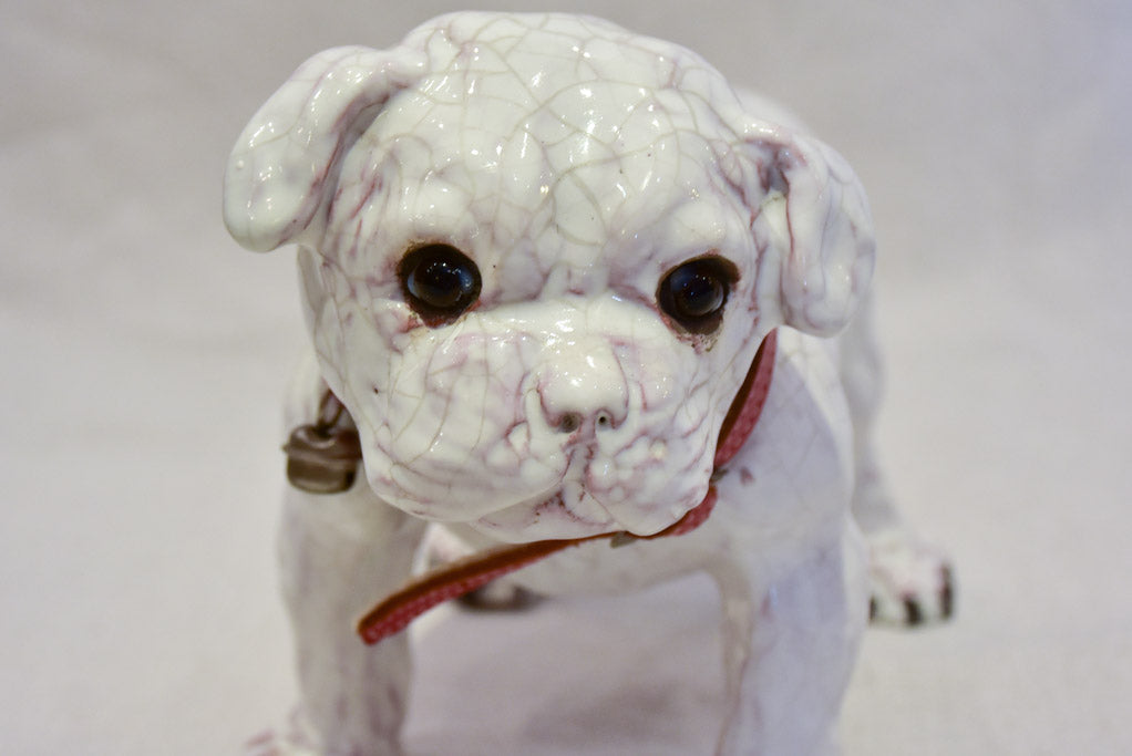 Vintage sculpture of a bulldog