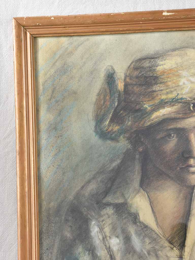 Early 20th Century Signed Leita Portrait