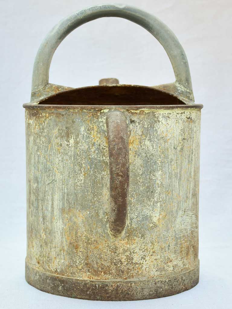 Rustic French zinc watering can