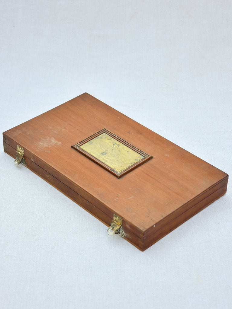 19th century French Chocolate Menier sample chocolate box