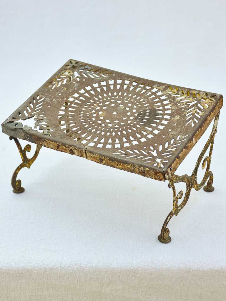 19th Century French garden footrest