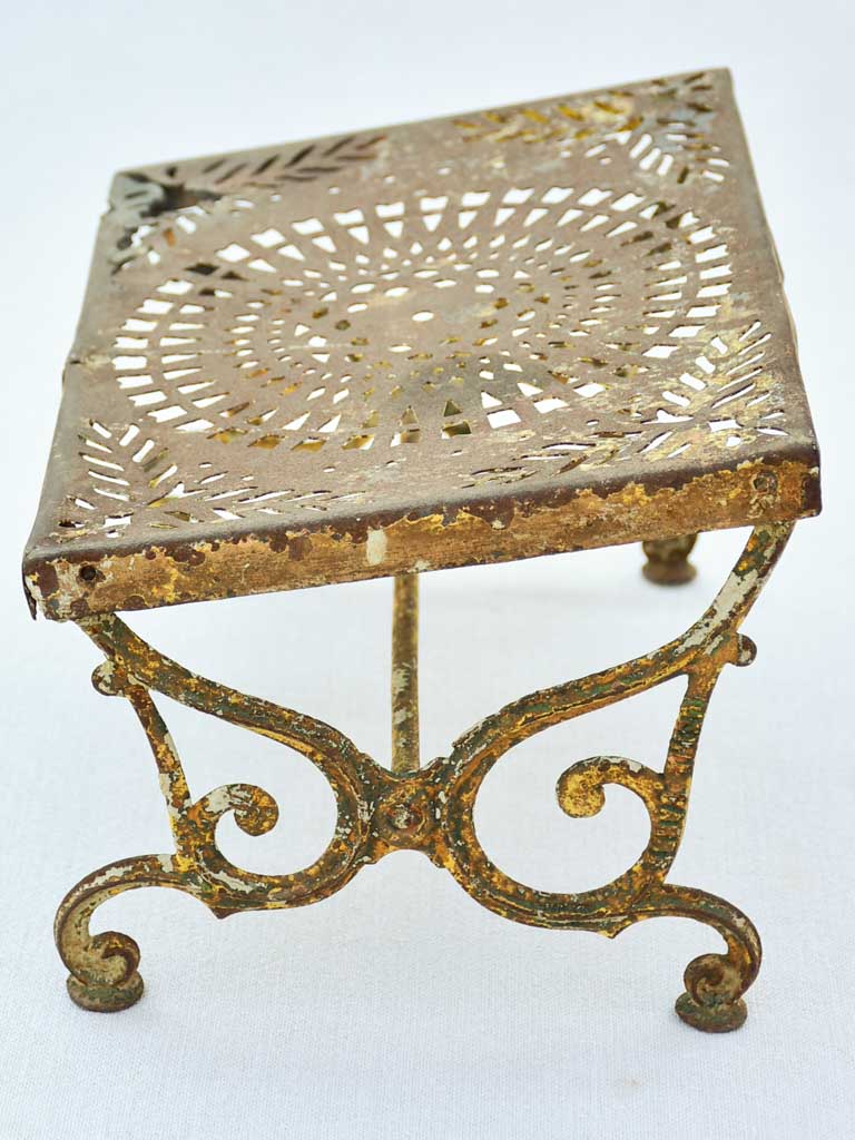 19th Century French garden footrest