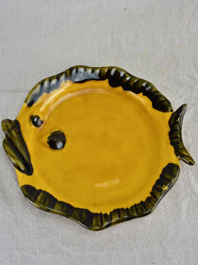 Six 1950's Fish plates from Vallauris