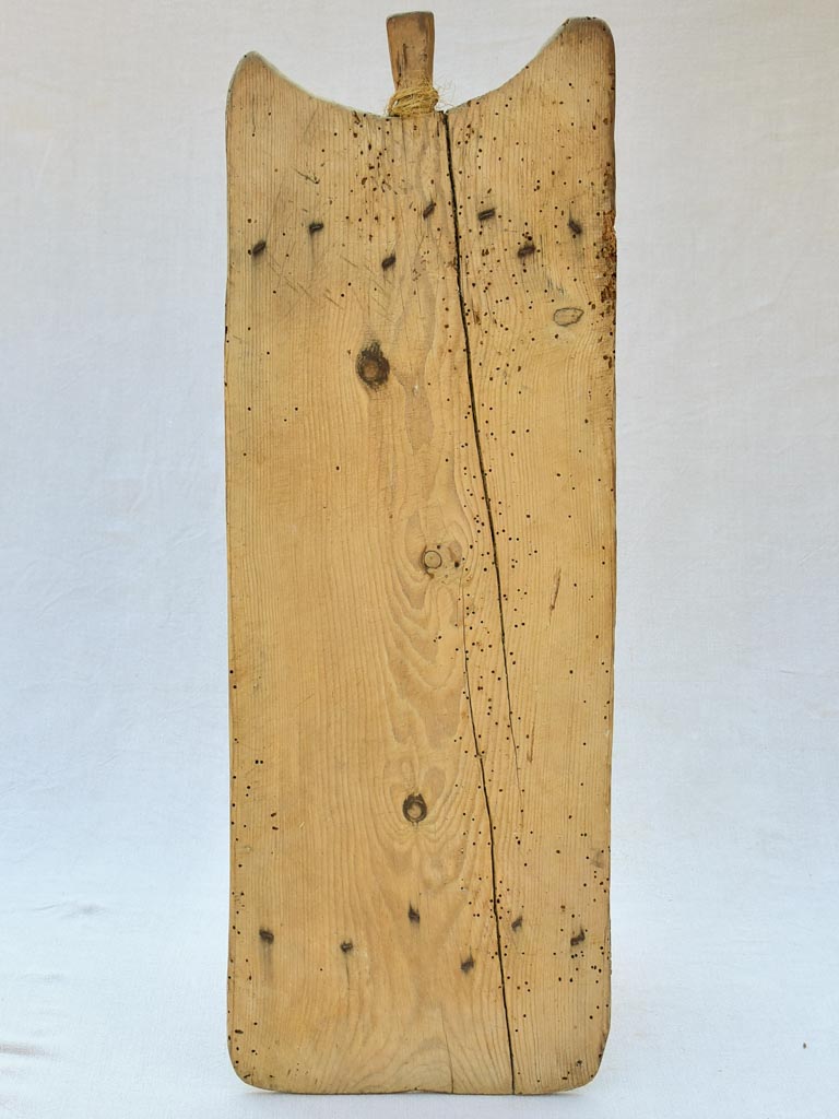 Very large rustic French cutting board 35½"