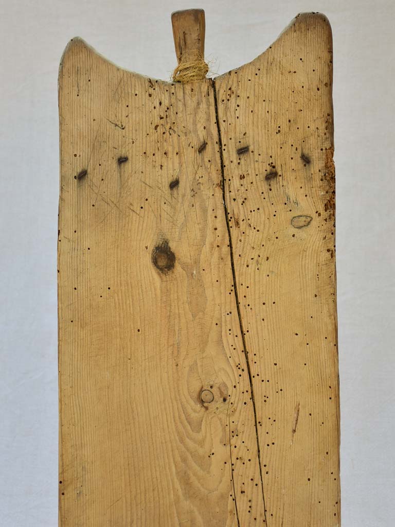 Very large rustic French cutting board 35½"