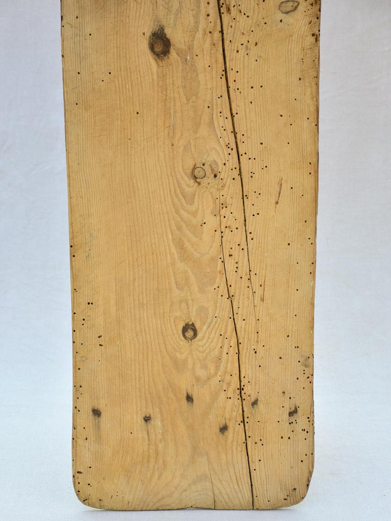 Very large rustic French cutting board 35½"