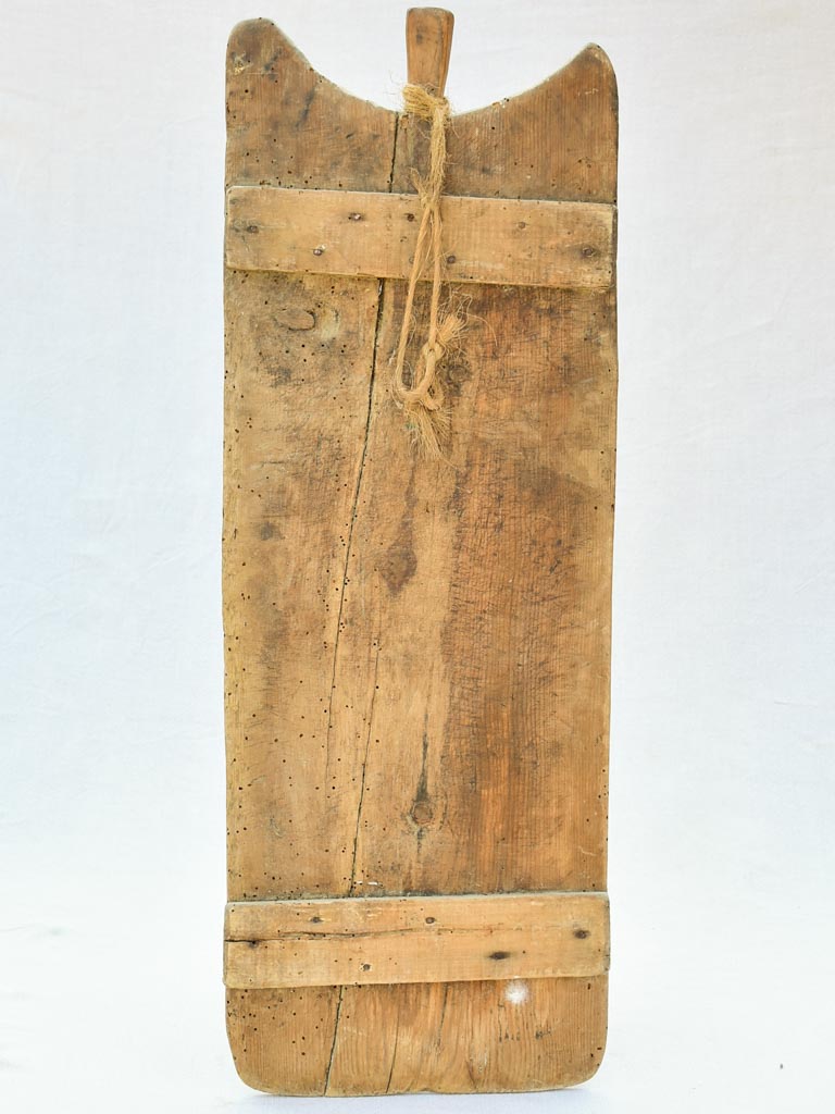 Very large rustic French cutting board 35½"