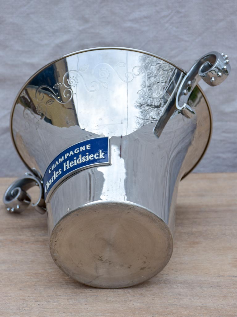 Vintage French champagne bucket - Charles Heidsieck