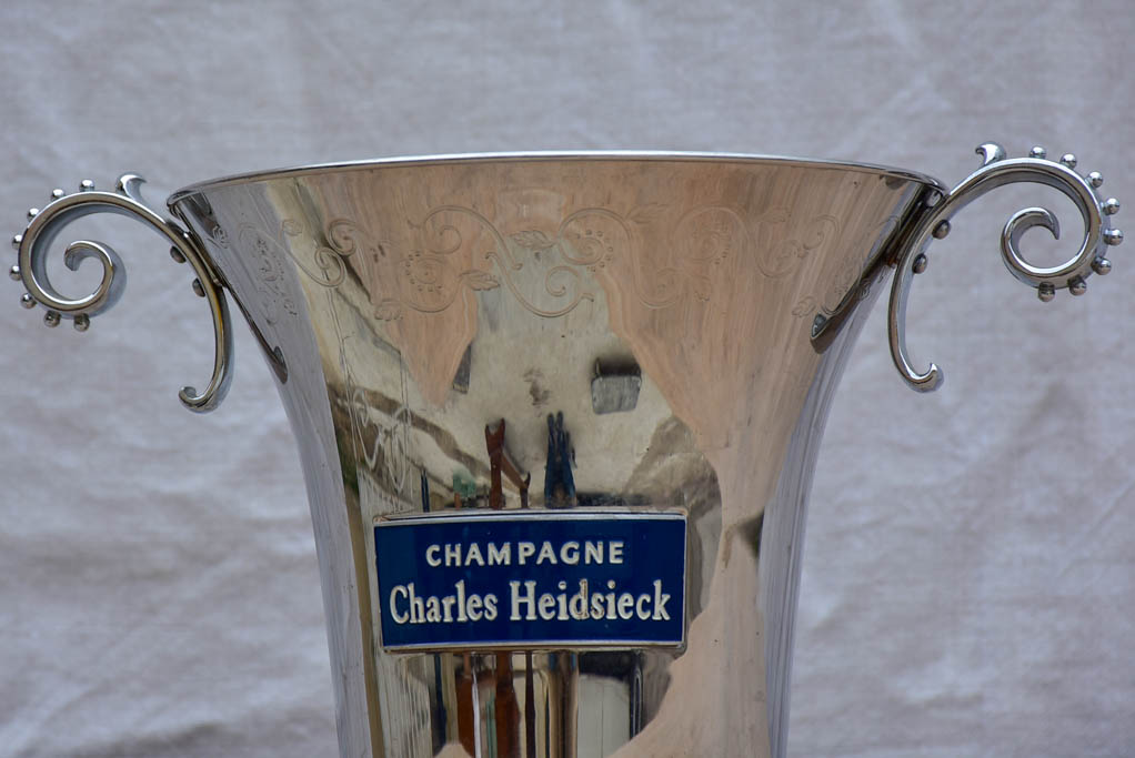 Vintage French champagne bucket - Charles Heidsieck