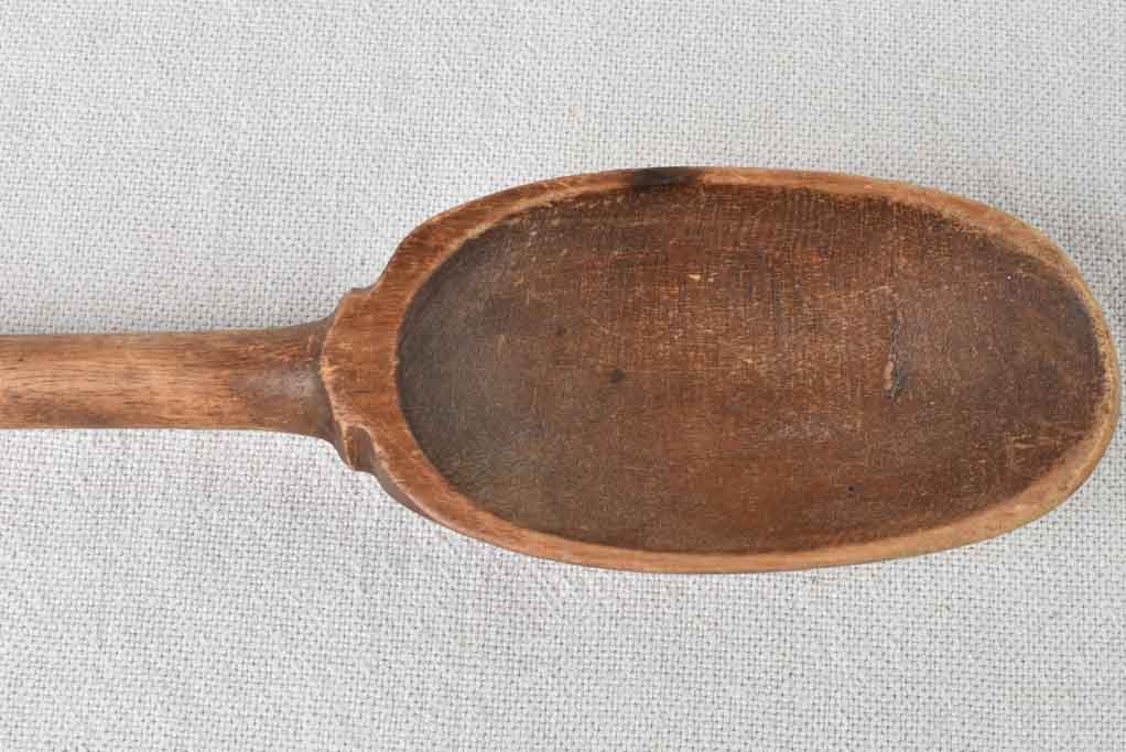 19th century wooden spoon 20"