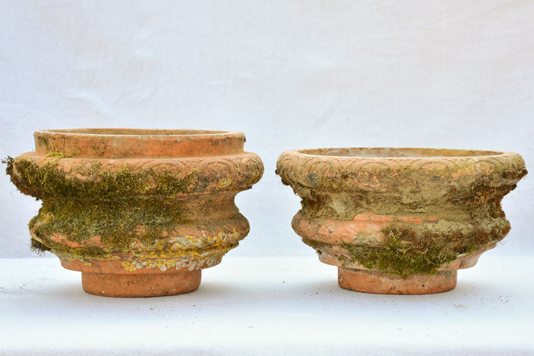 Two salvaged terracotta elements - early twentieth-century 13½"