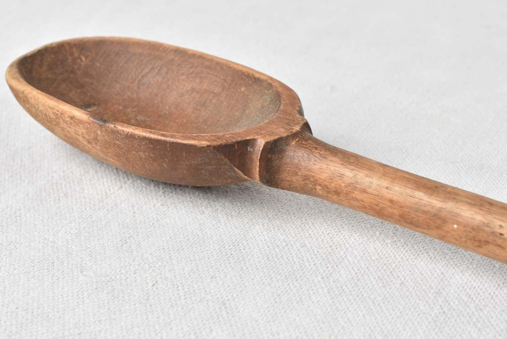 19th century wooden spoon 20"