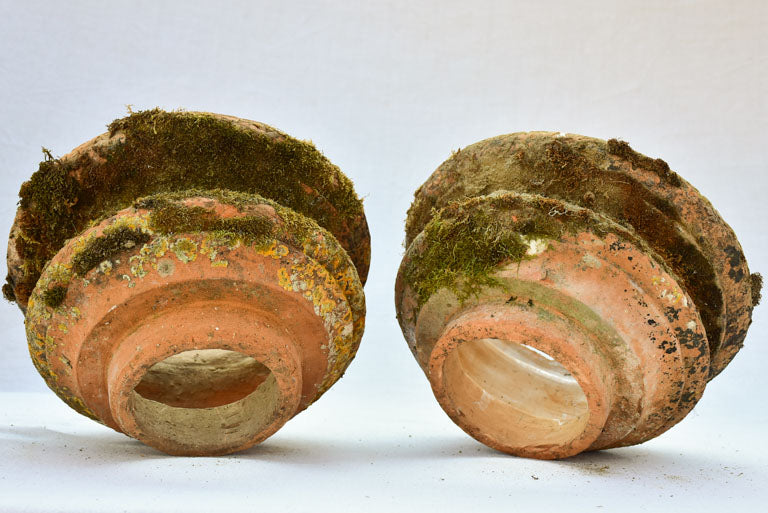 Two salvaged terracotta elements - early twentieth-century 13½"