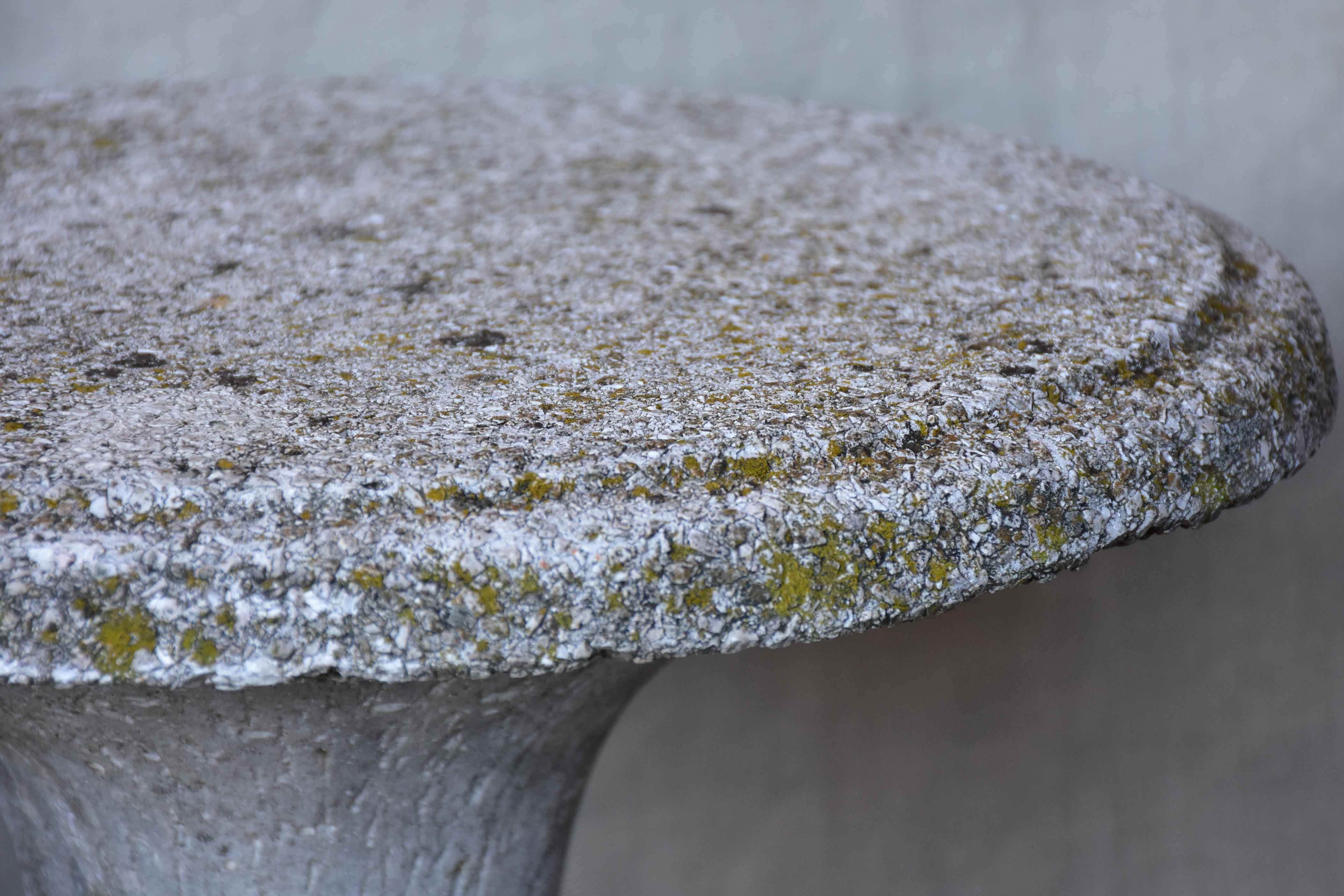 A pair of vintage Italian garden stools