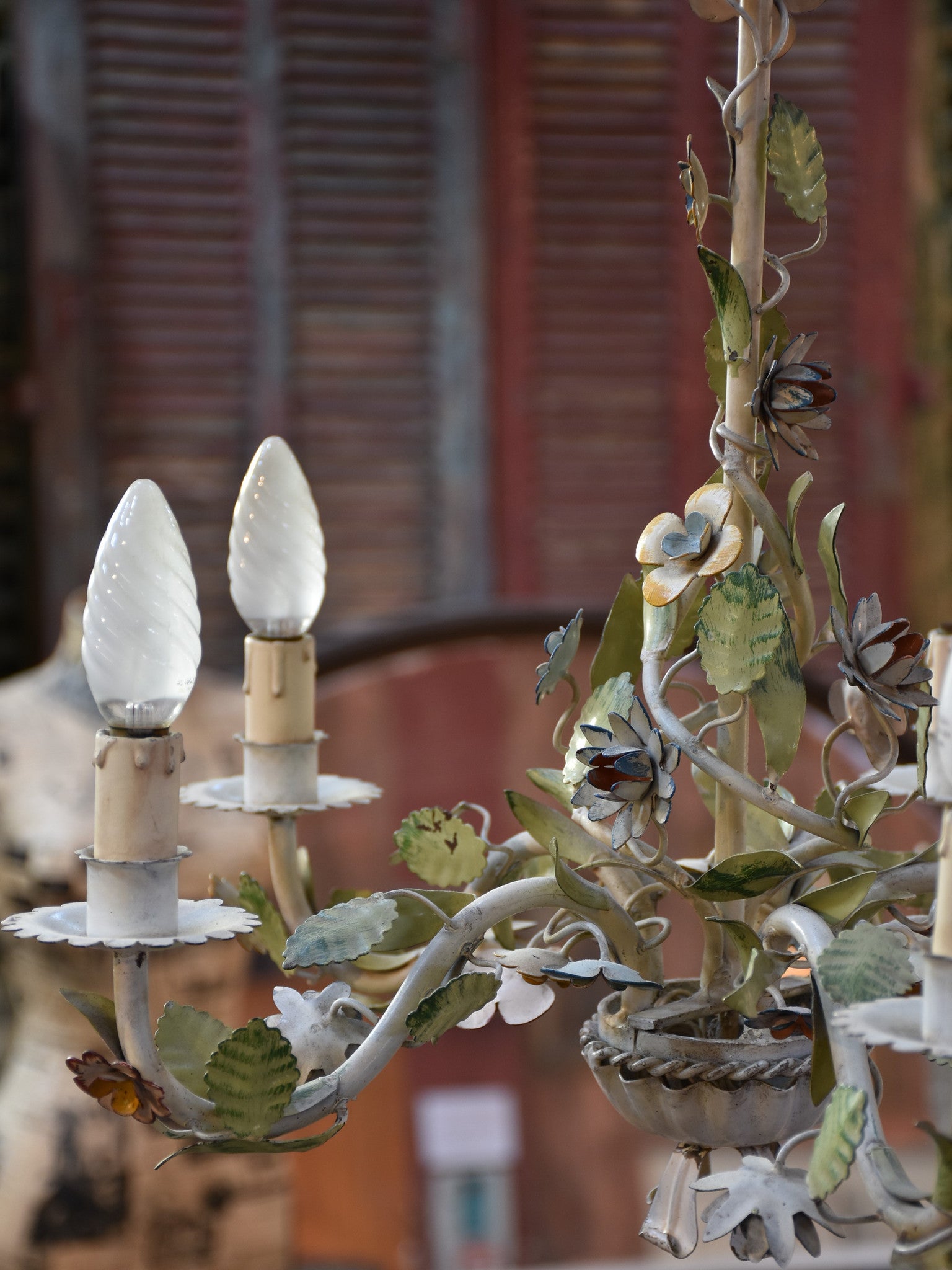 French lustre with flowers – circa 1950’s