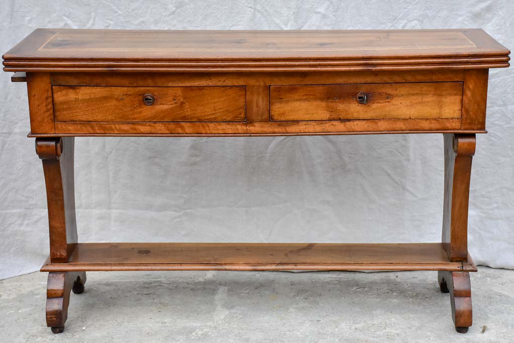 19th Century Louis Philippe serving table - walnut 57"