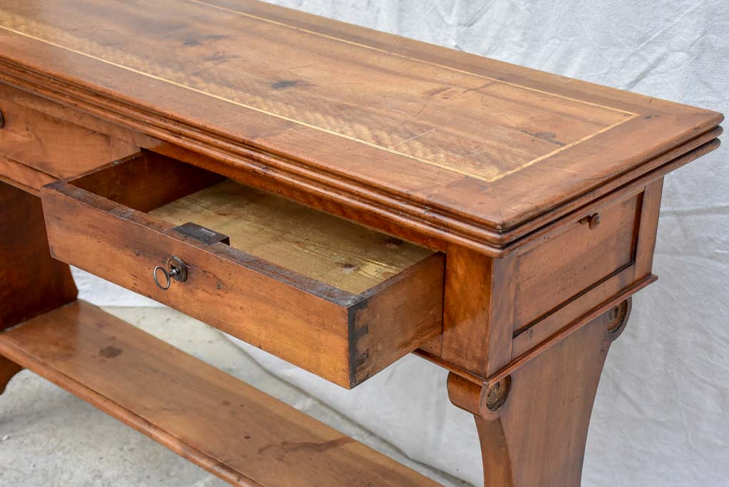 19th Century Louis Philippe serving table - walnut 57"