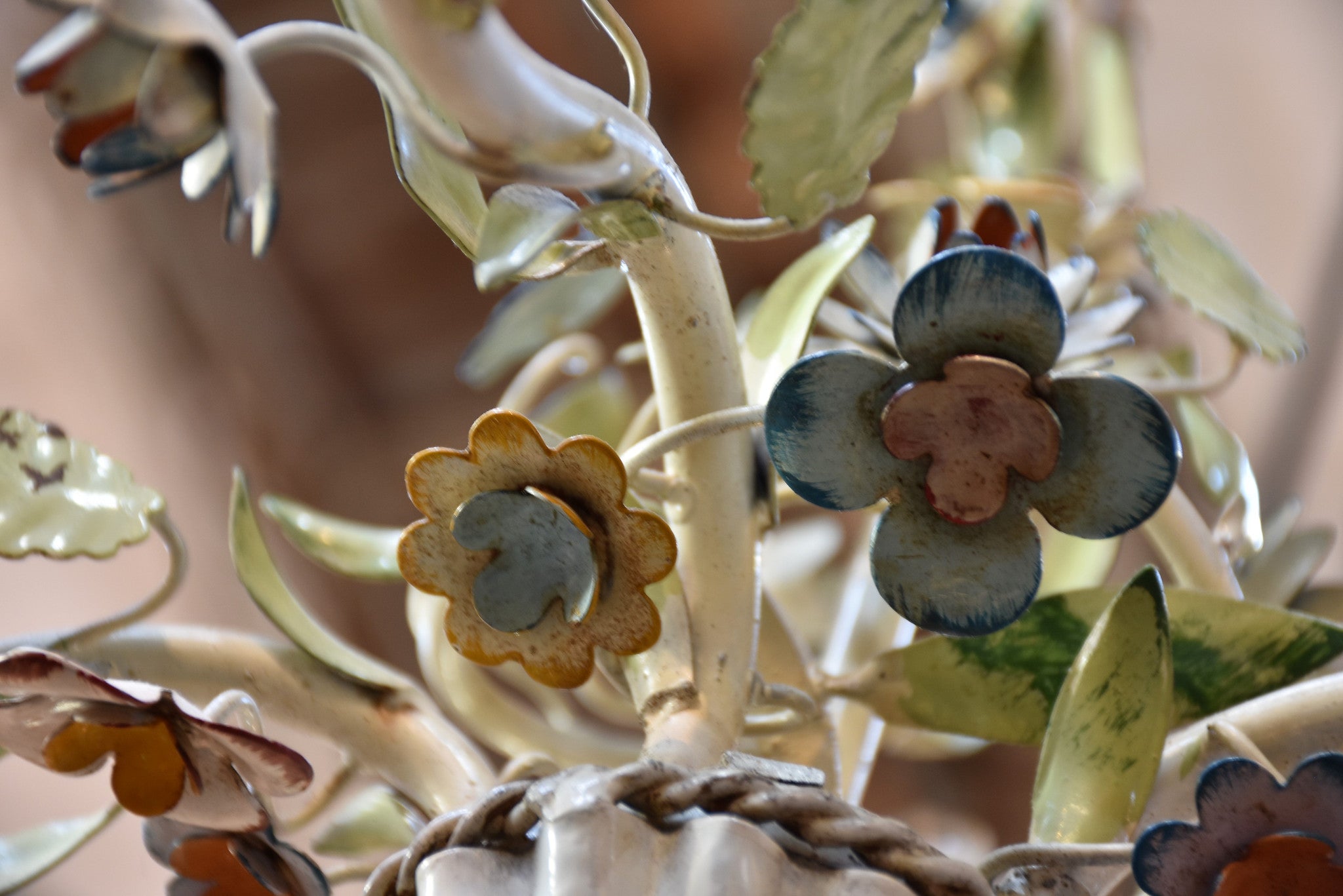 French lustre with flowers – circa 1950’s