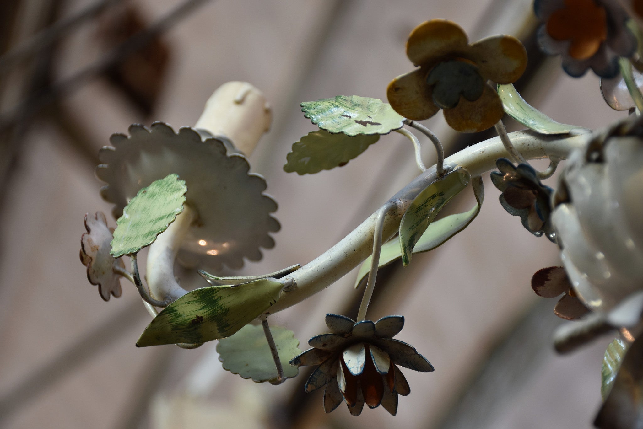 French lustre with flowers – circa 1950’s