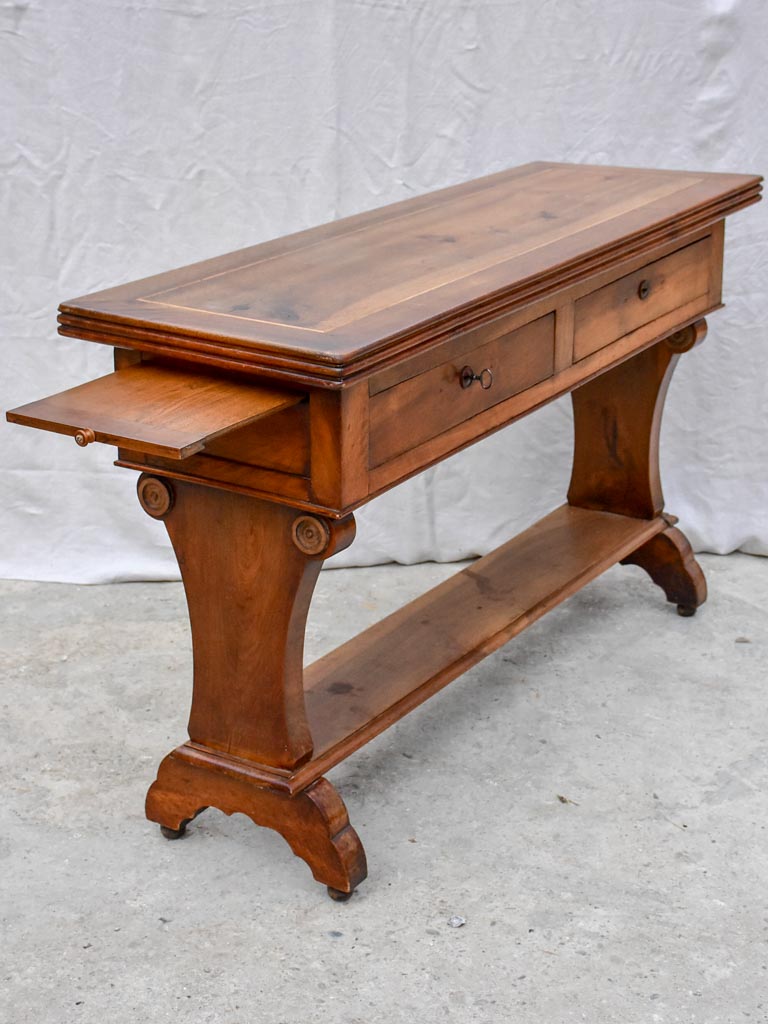 19th Century Louis Philippe serving table - walnut 57"