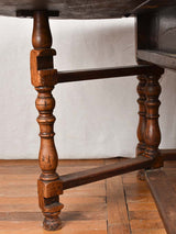 17th century French gate leg oval table