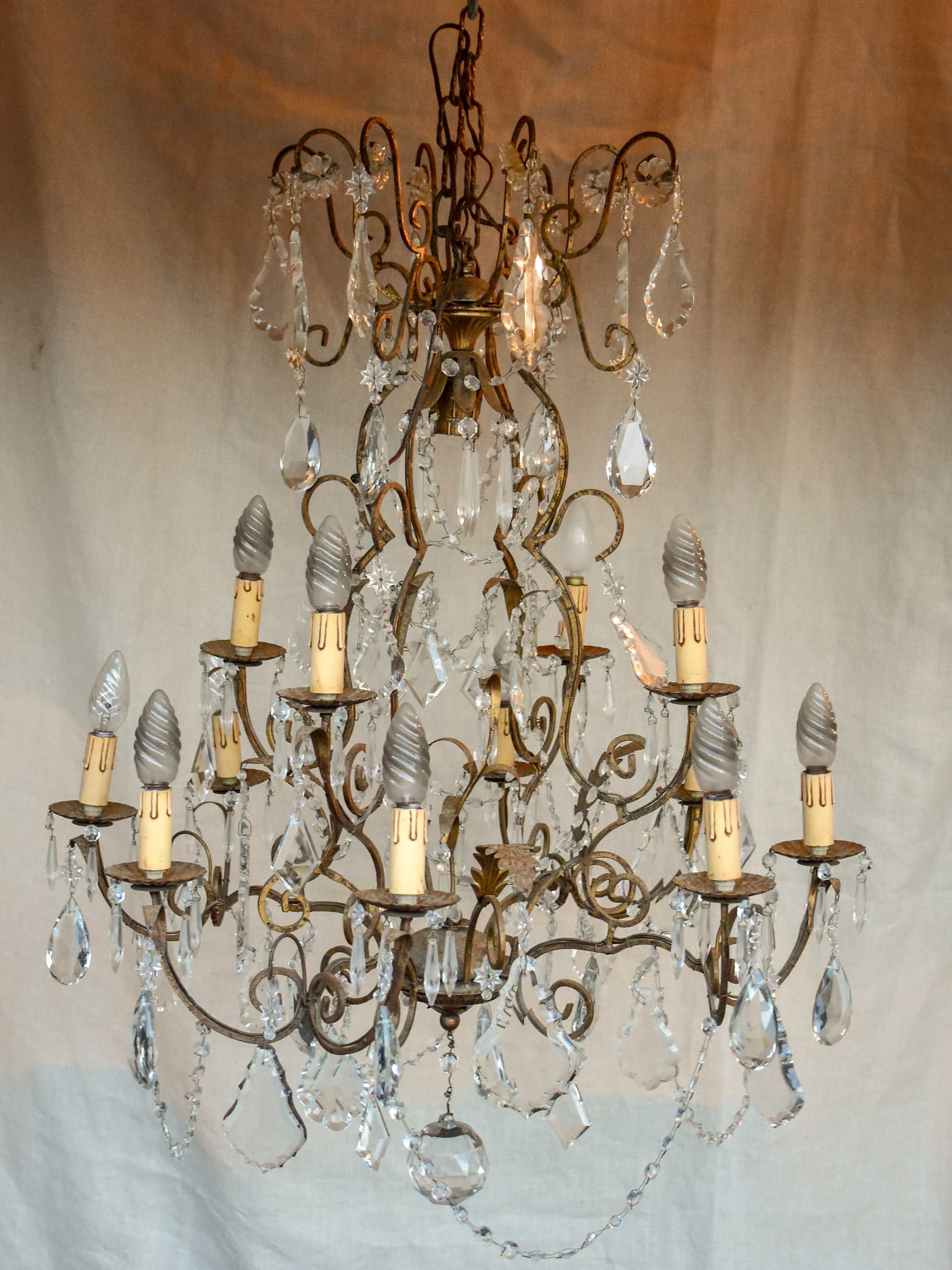 Vintage Italian chandelier - medium