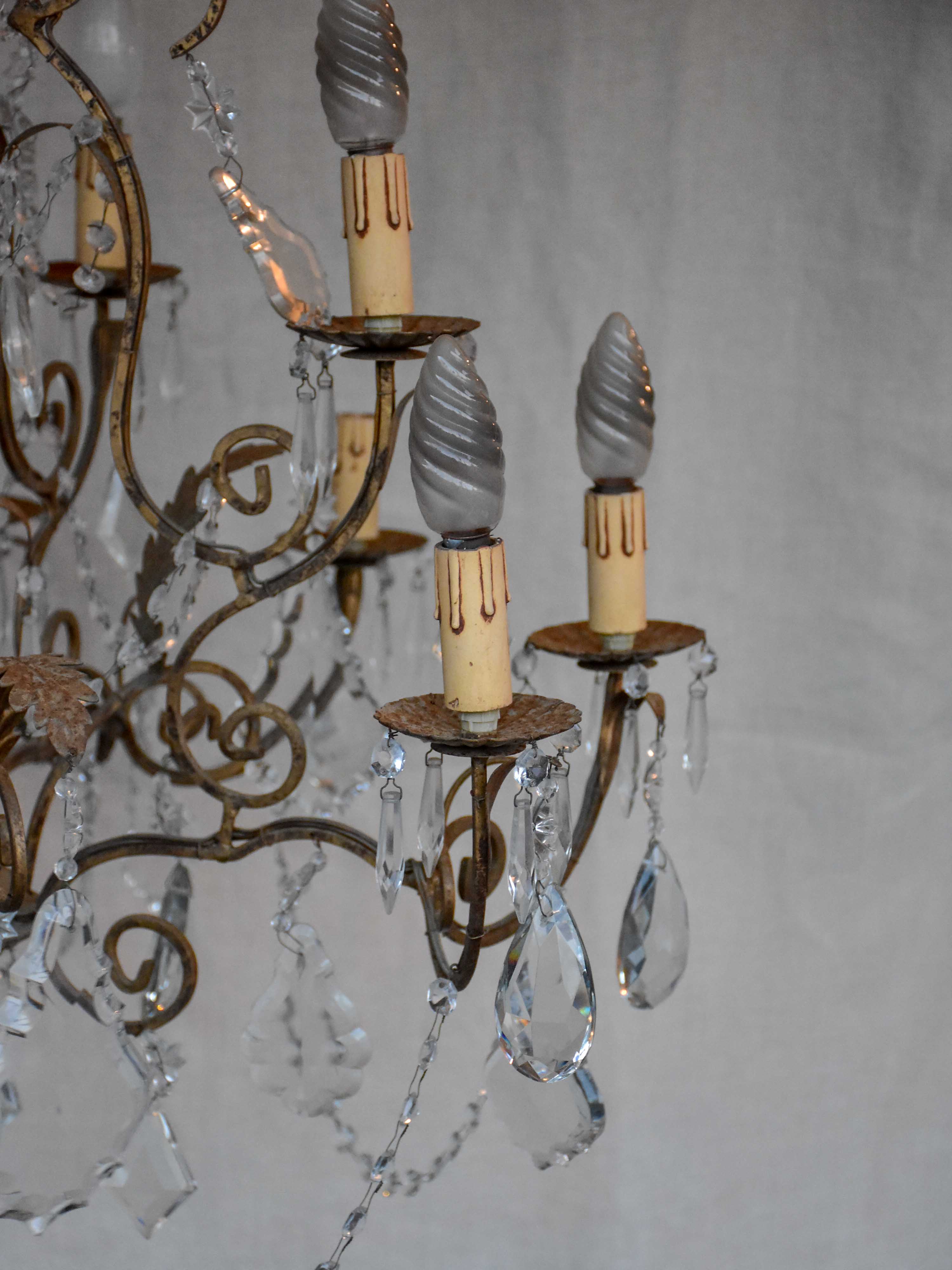 Vintage Italian chandelier - medium