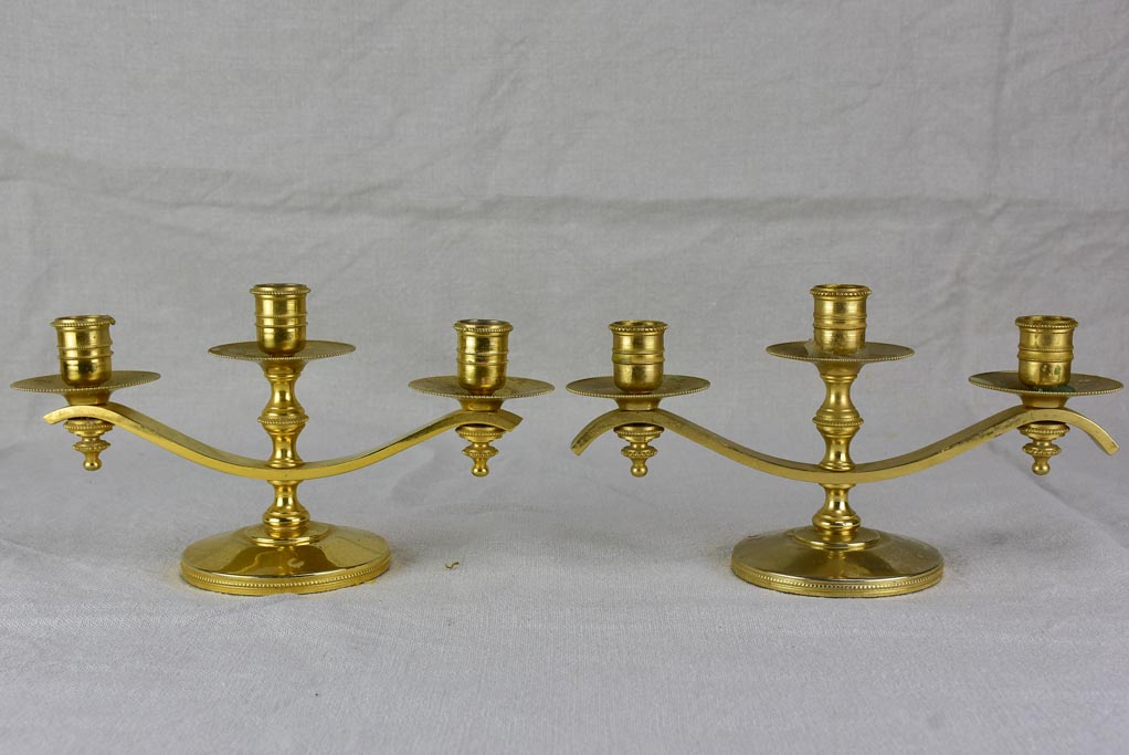 Pair of three-candle candlesticks