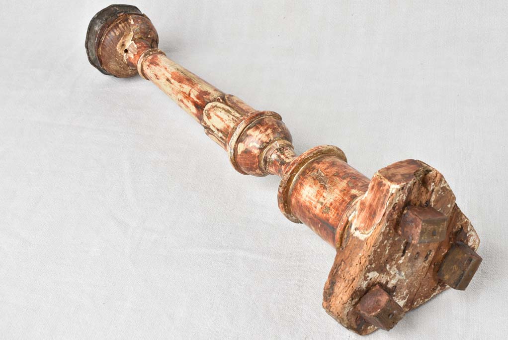 Handcrafted Vintage French Church Candlestick