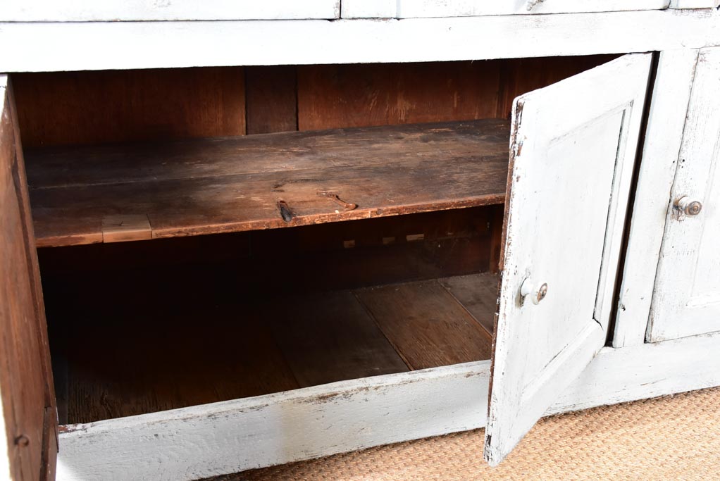 Late 19th-century enfilade/buffet with duck egg blue paint finish 64¼" x 21¾"