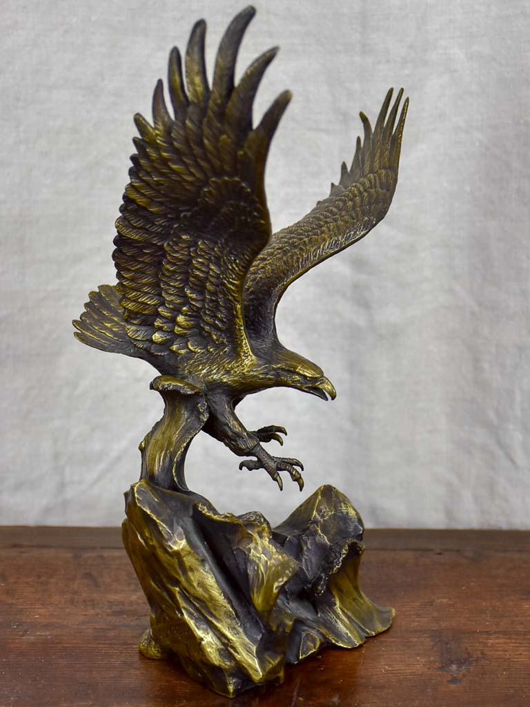 19th Century French bronze sculpture of an eagle