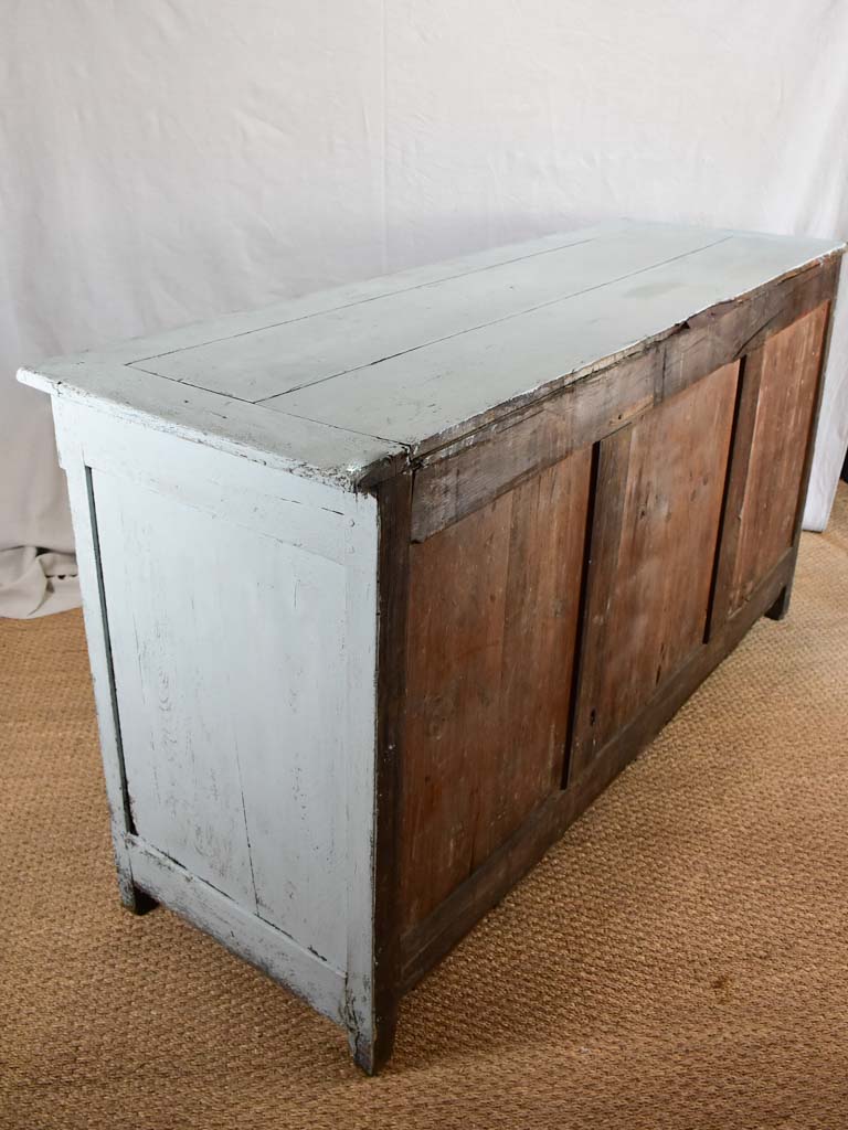 Late 19th-century enfilade/buffet with duck egg blue paint finish 64¼" x 21¾"