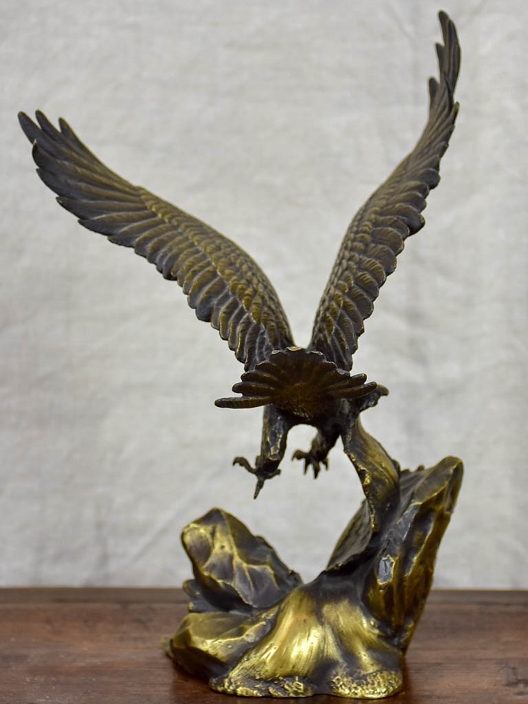 19th Century French bronze sculpture of an eagle