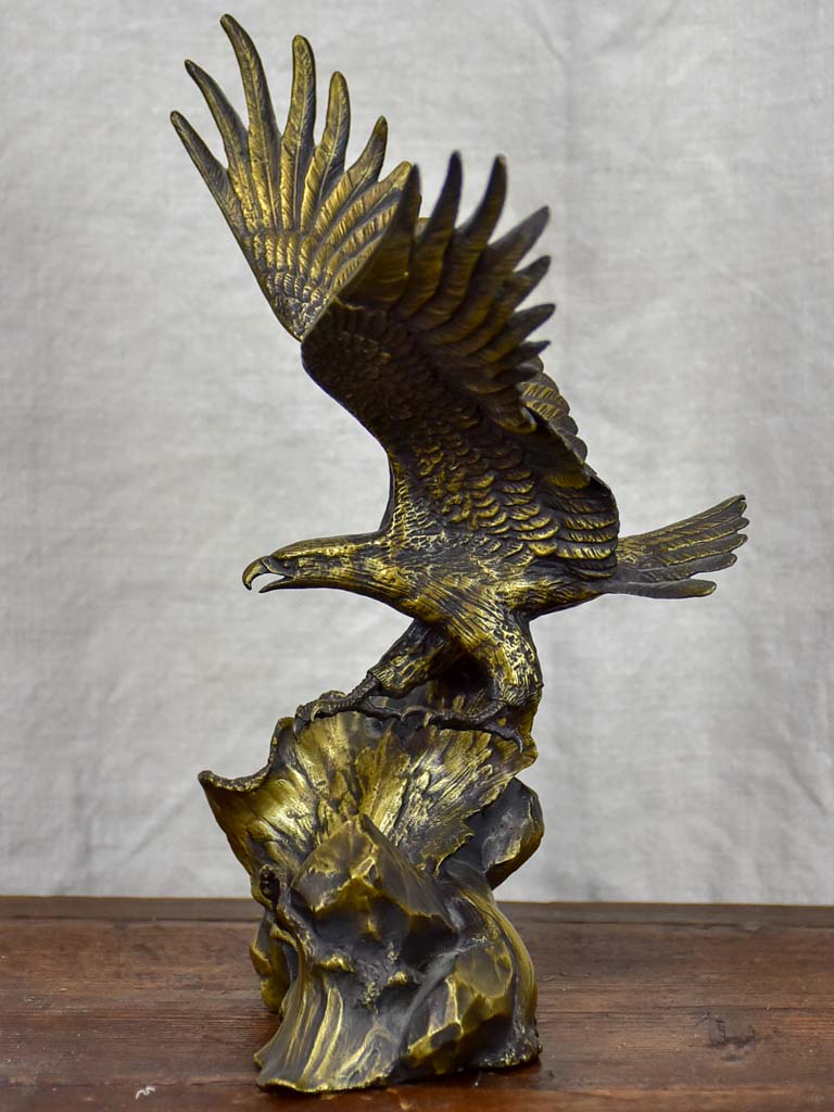 19th Century French bronze sculpture of an eagle