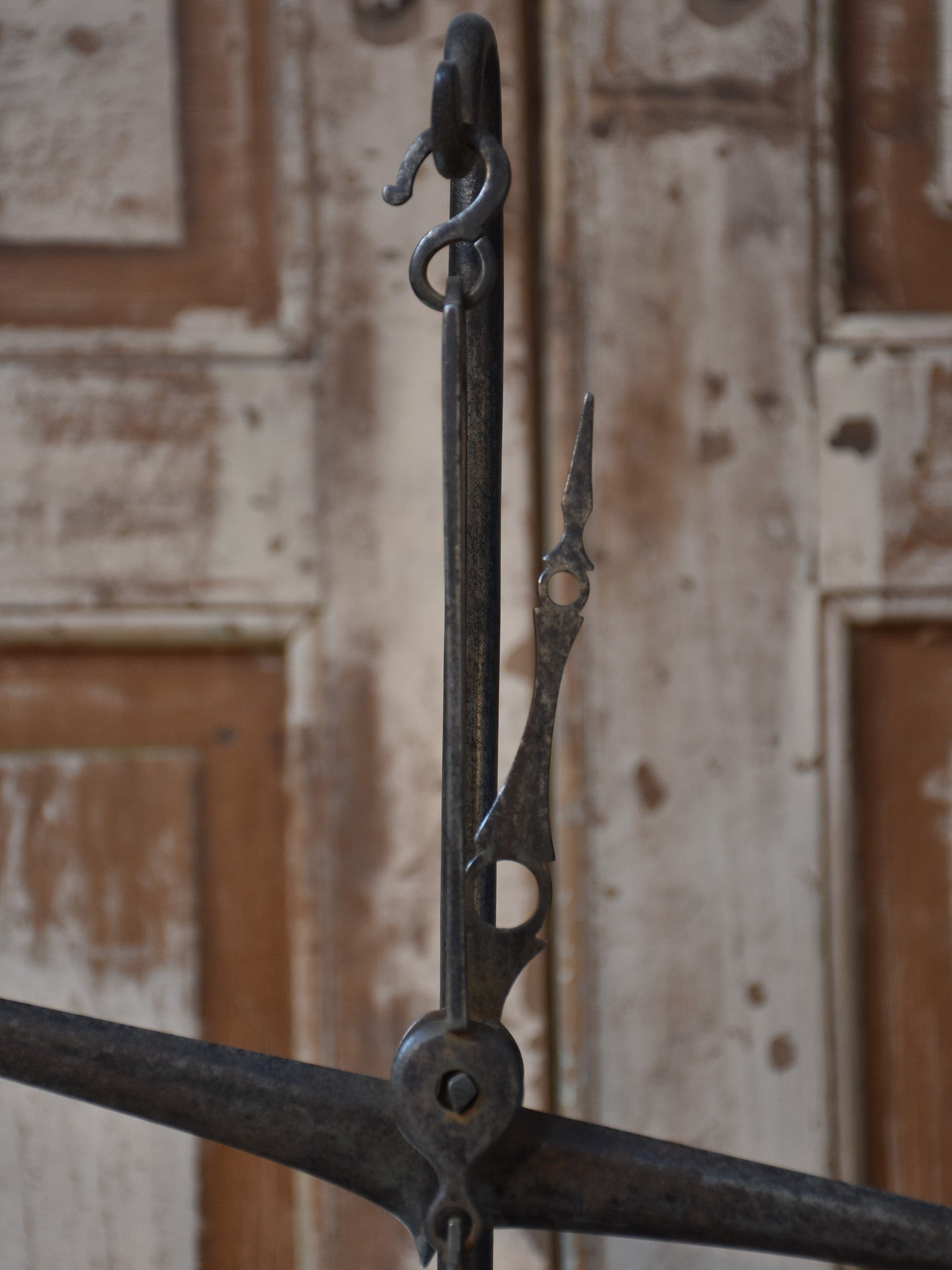 Pair of Antique French Épicerie scales