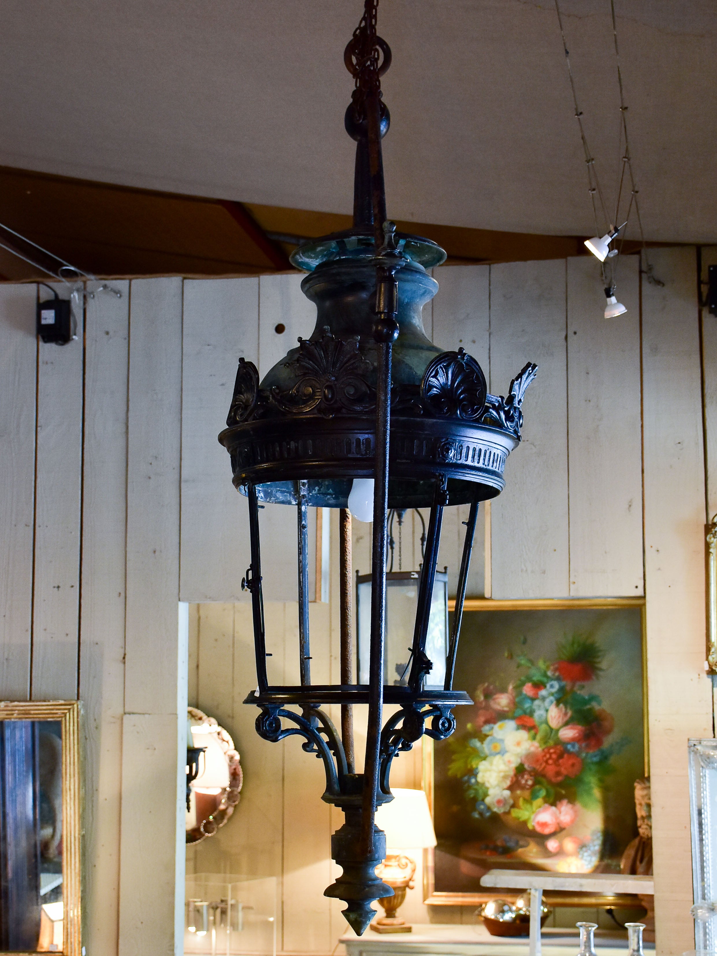 Very large 19th century French lantern