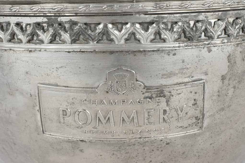 Vintage French Pommery champagne bucket 13"