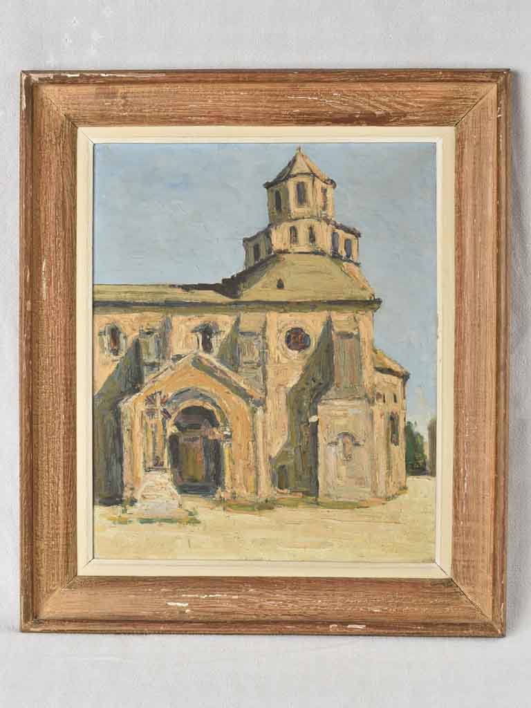 Painting of Notre Dame du lac - Le Thor 20½" x 24"