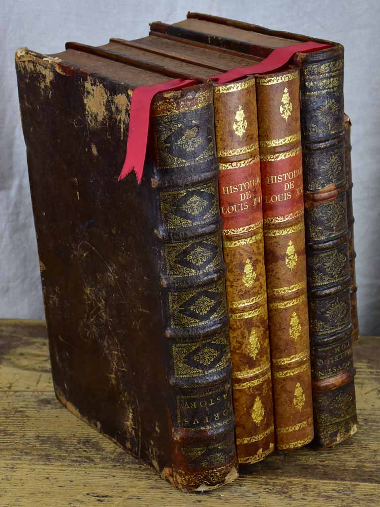 Antique French secret storage books