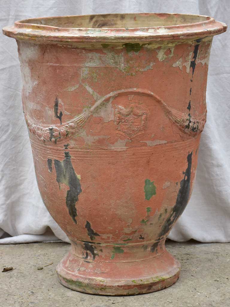 Large antique terracotta Anduze urn 31"