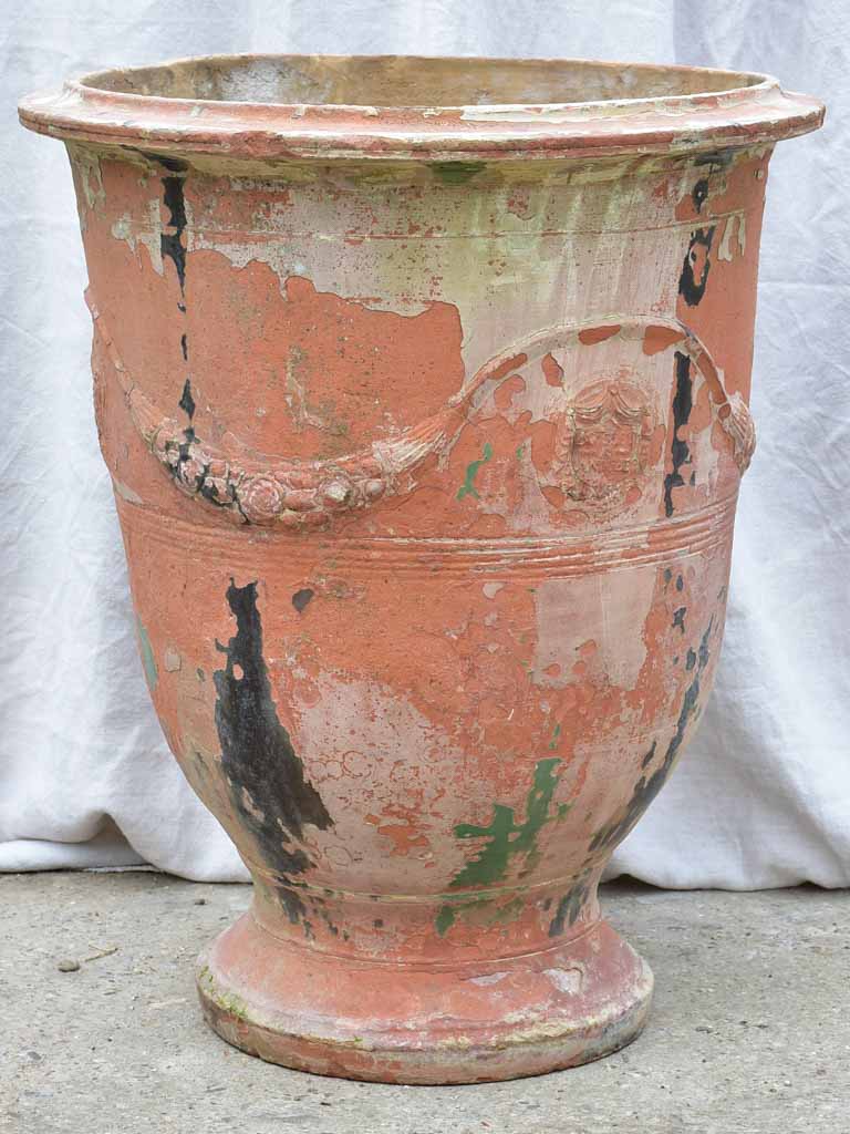 Large antique terracotta Anduze urn 31"