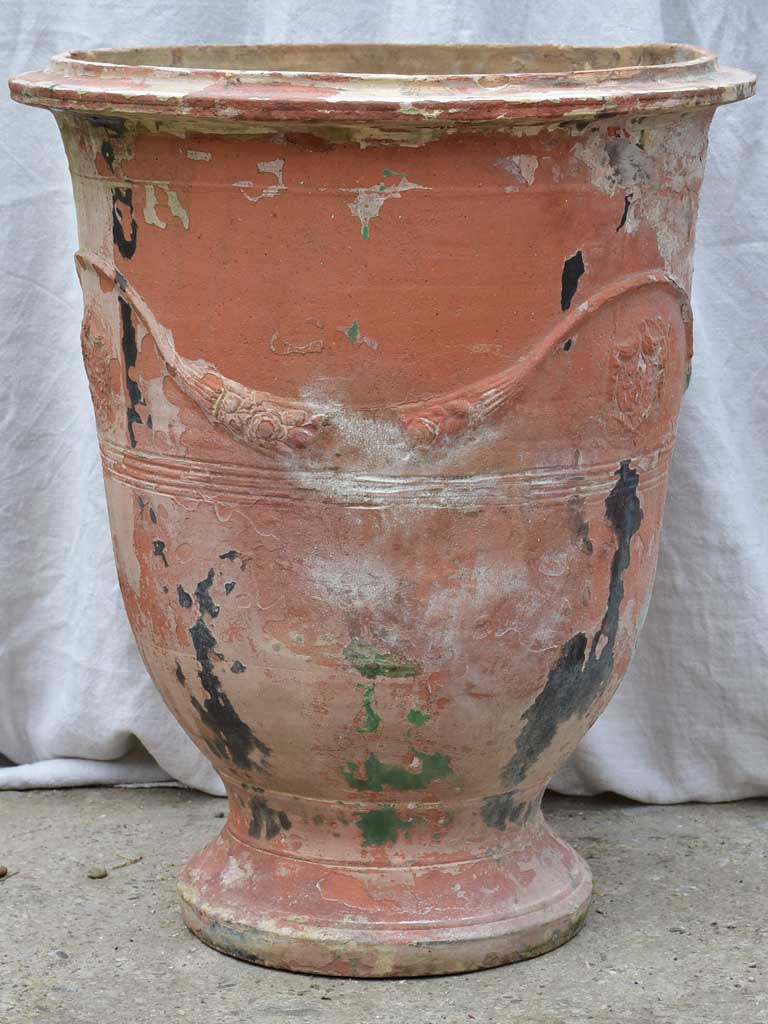 Large antique terracotta Anduze urn 31"