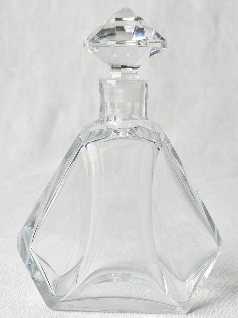 English Artistic Design on Cut Glass Decanter