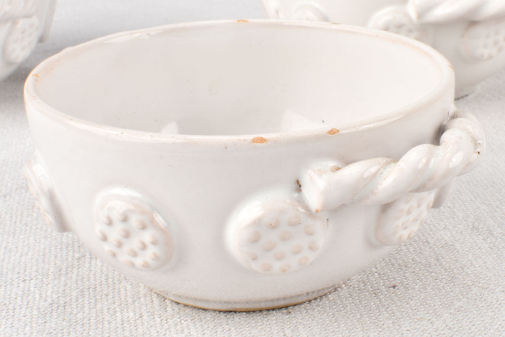 Exquisite Émile Tessier animal motif bowls