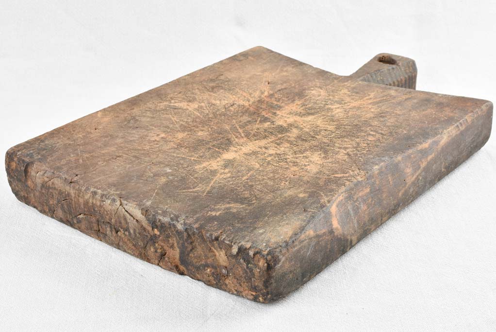 Large antique French cutting board - beechwood 19¾"