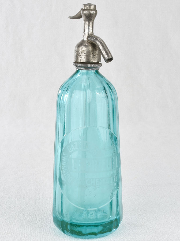 Collection of 4 early 20th century Seltzer bottles 12½"